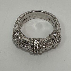 Women’s Judith Ripka 925 Sterling Silver and CZ Ring